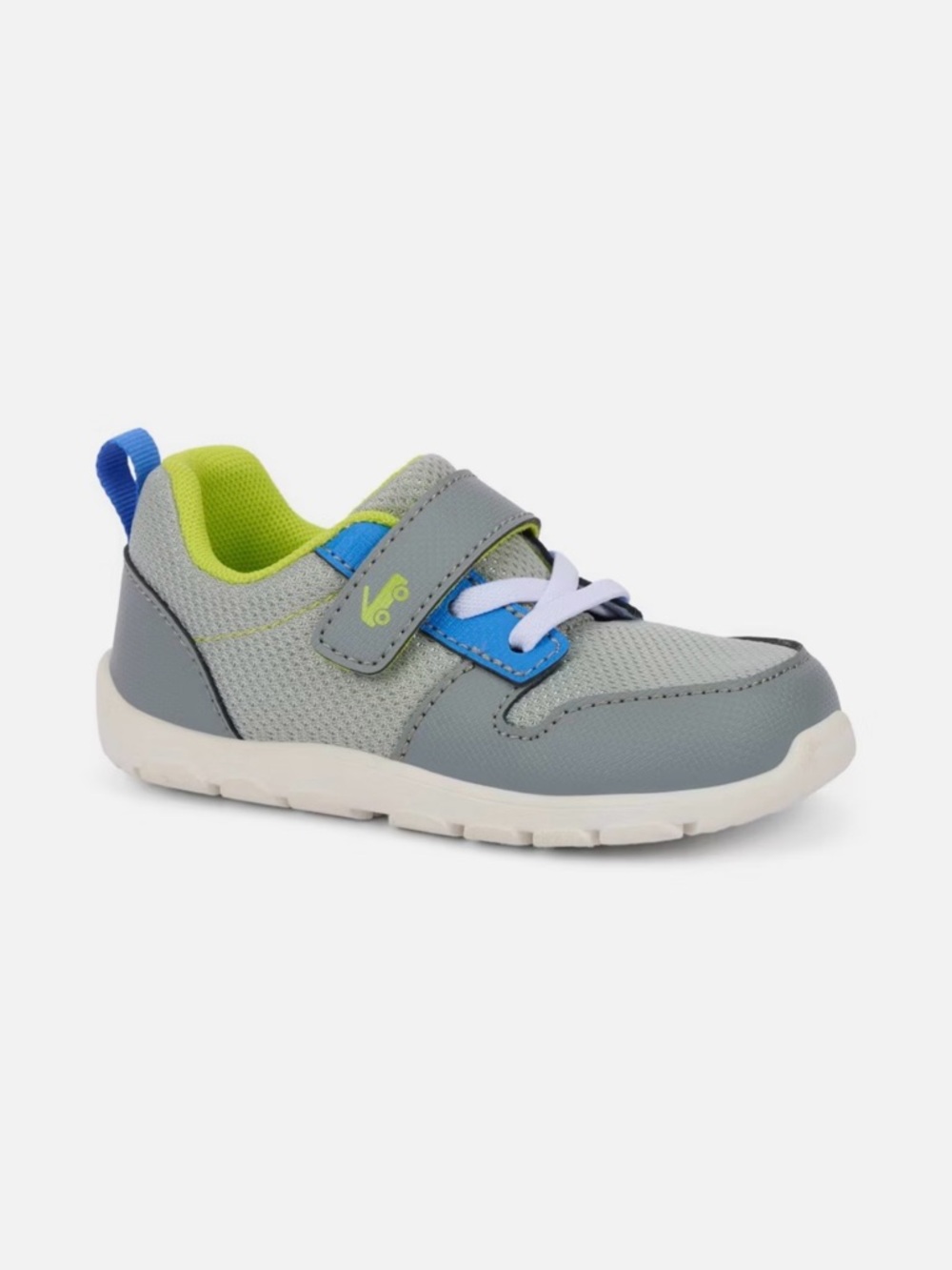 See Kai Run Grey, Lime & Blue Toddler Athletic Sneaker